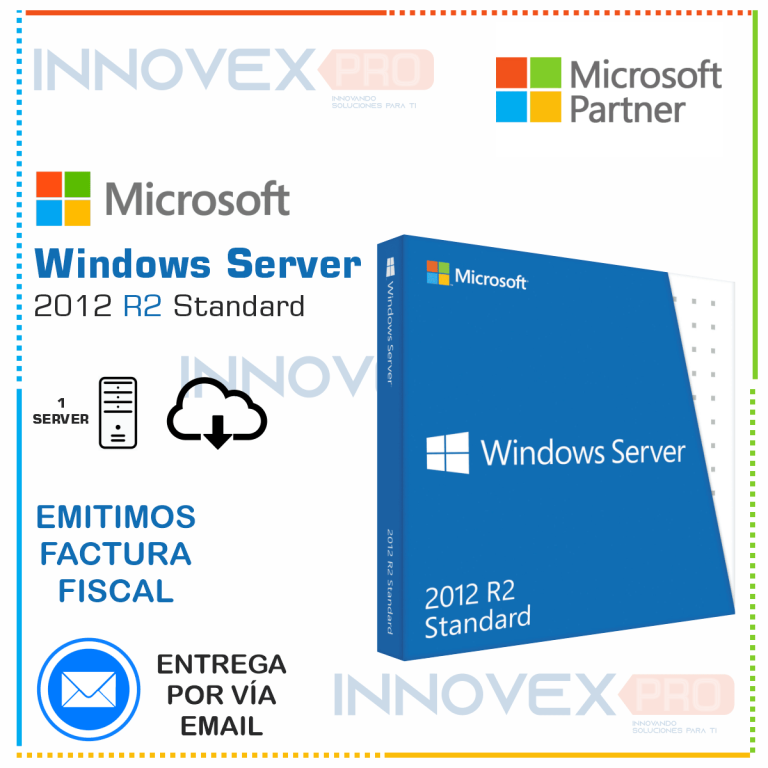 Windows Server 2012 R2 Standard Licencia OEM - INNOVEXPRO