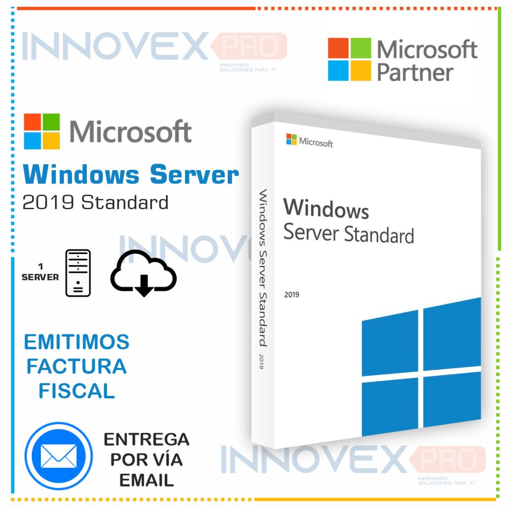 Windows Server 2019 Standard Licencia OEM - INNOVEXPRO