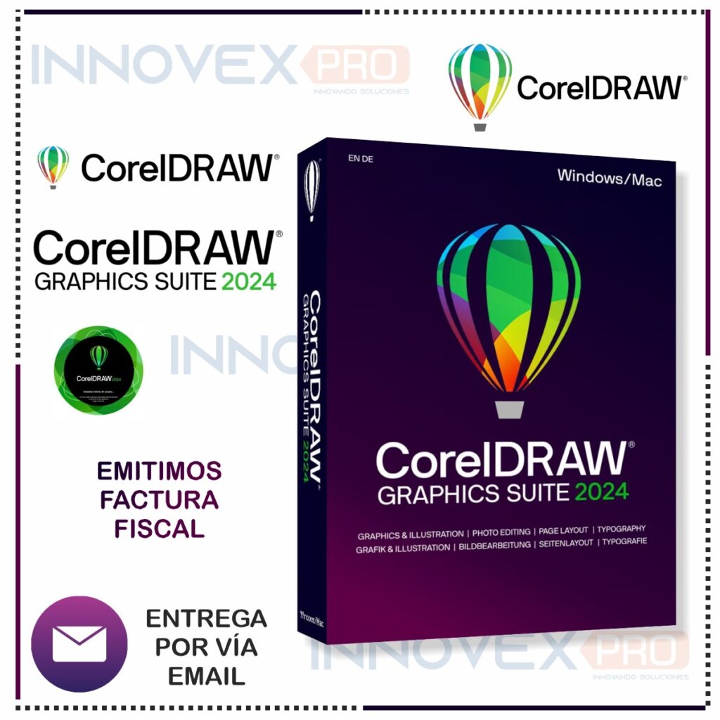 COREL DRAW GRAPHICS SUITE 2024 LICENCIA PERMANENTE (Clave de Activación ...